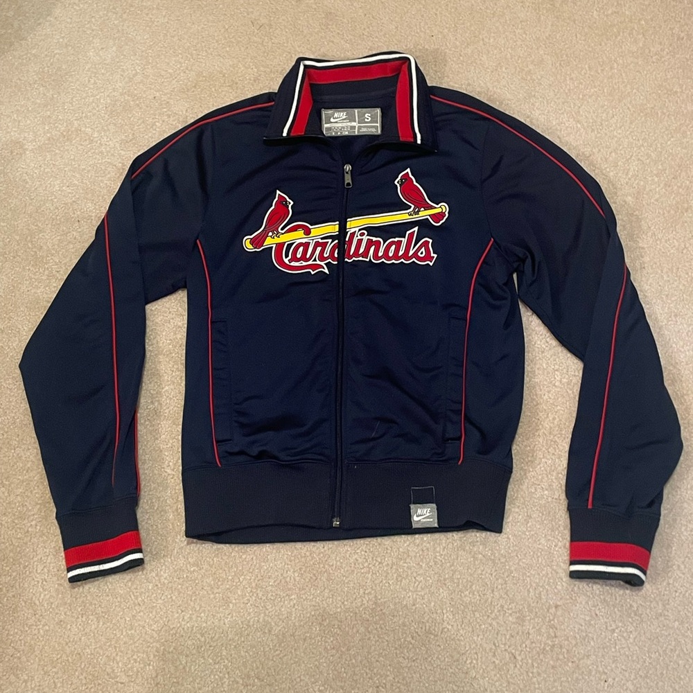 Nike Men's Dark Blue Cardinals Bomber Jacket